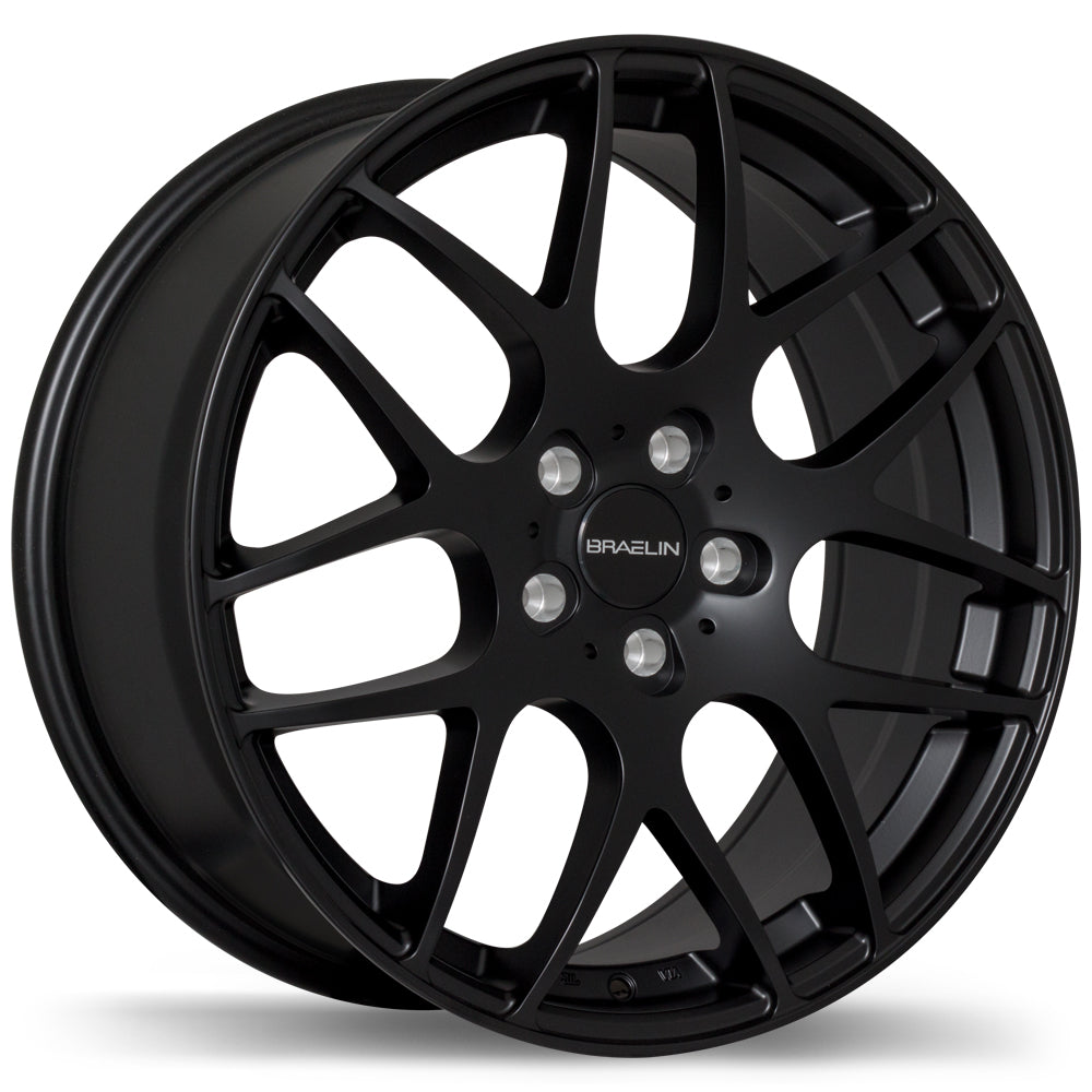 Braelin BR06 19x9.5 5x114.3mm +45 66.1mm Satin Black