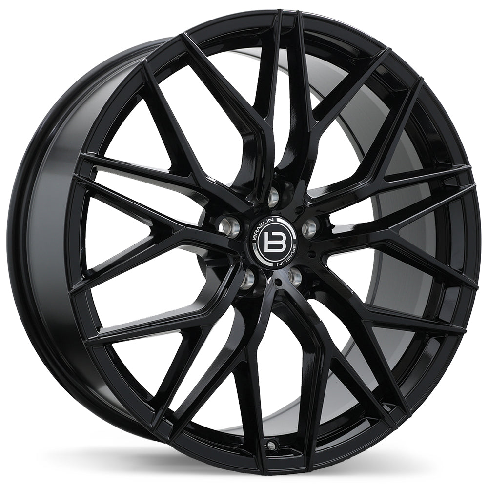 Braelin BR10 21x10.0 5x132mm +40 66.6mm  Gloss Black