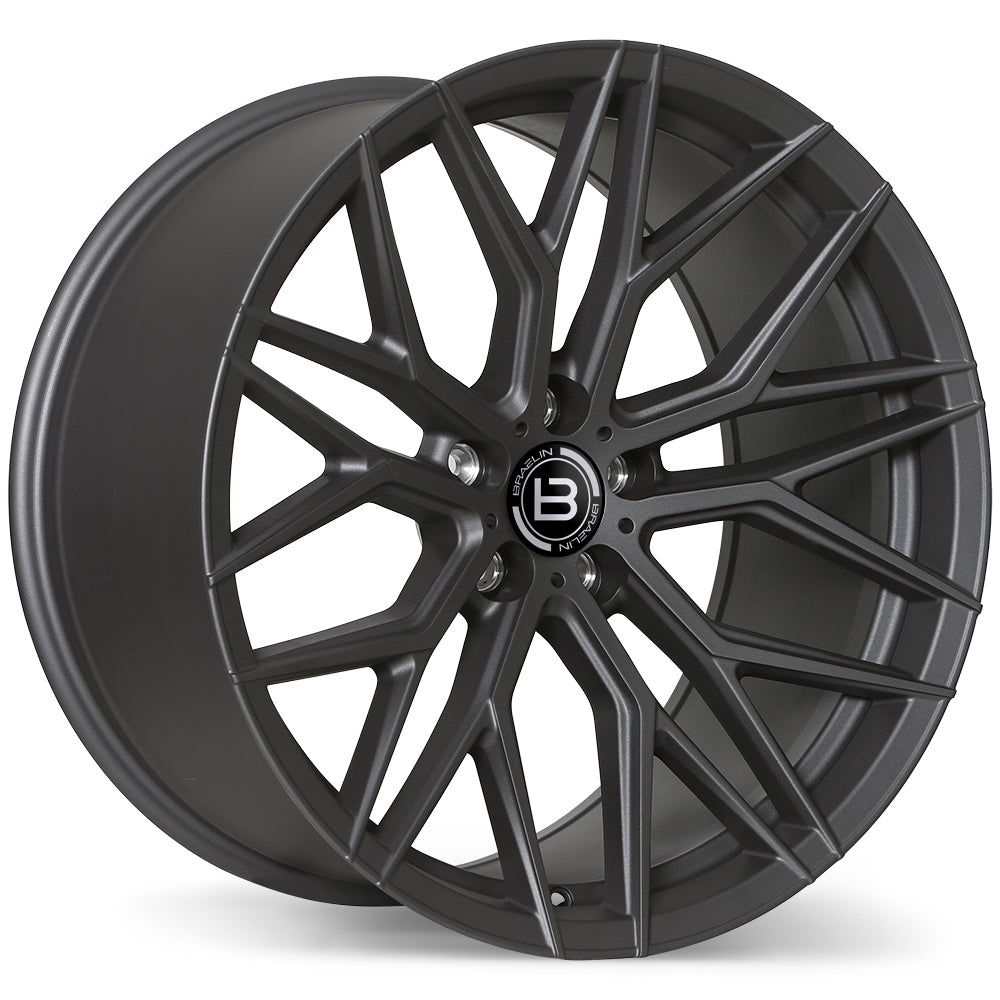 Braelin BR10 20x10.5 5x120mm +30 63.4mm Matte Graphite