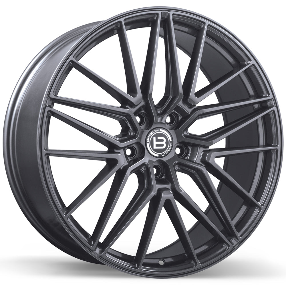 Braelin BR13 22x9.0 5x130mm +25 66.5mm Dark Grey