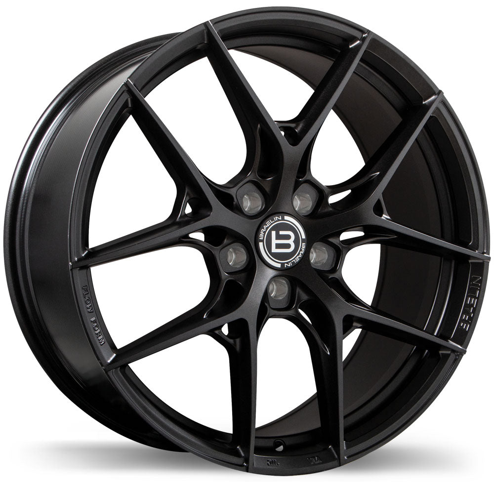 Braelin BR14 20x11.0 5x114.3mm +65 66.1mm Satin Black Anthracite