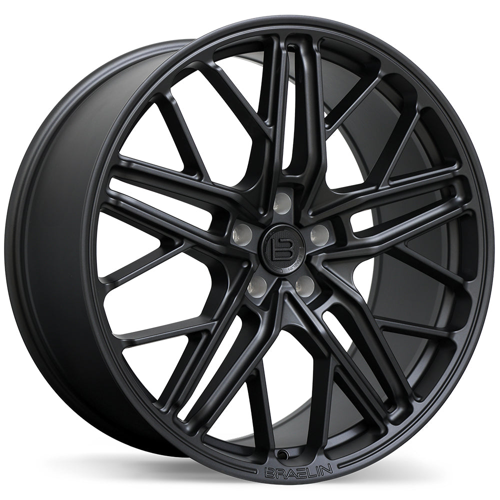 Braelin BR17 22x10.5 5x114.3mm +25 66.1mm Matte Graphite