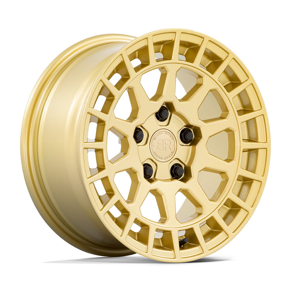 Black Rhino Boxer 17x8 5x108 40 72.1 Gloss Gold