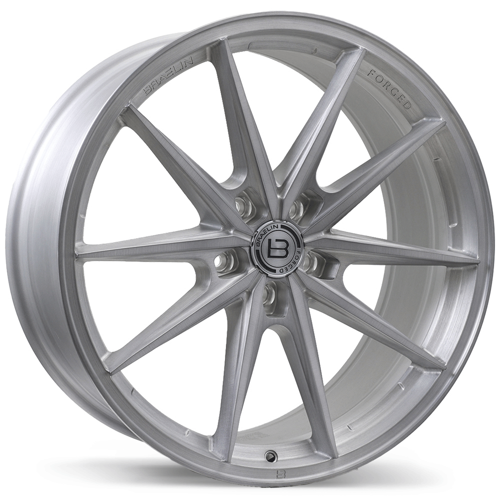 Braelin BRF1 20x9.0 5x130mm +25 66.5mm Brushed Matte Carbon Grey