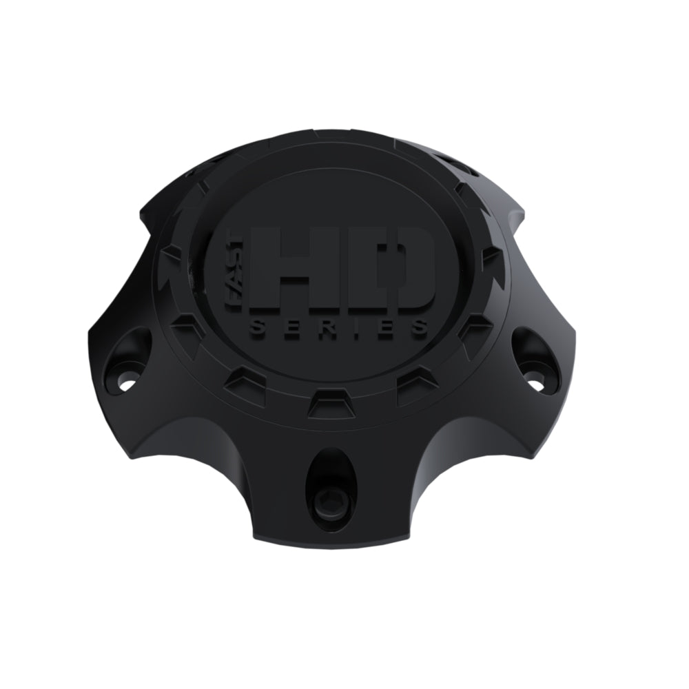 Satin Black Cap with Gloss Black Fast HD Series Logo - C-1110PF0BBF