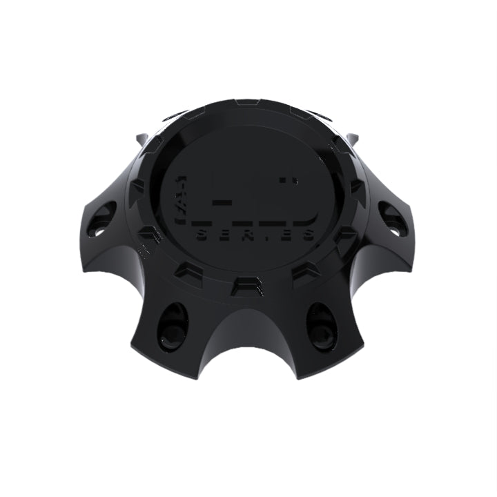 Satin Black Cap with Gloss Black Fast HD Series Logo - C-1360PF0BBF