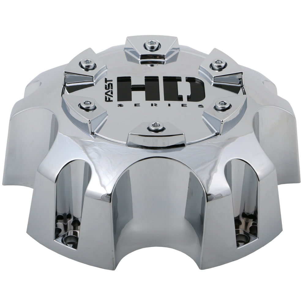 Chrome Cap With Black Fast HD Series Logo - C-1518PD0CB