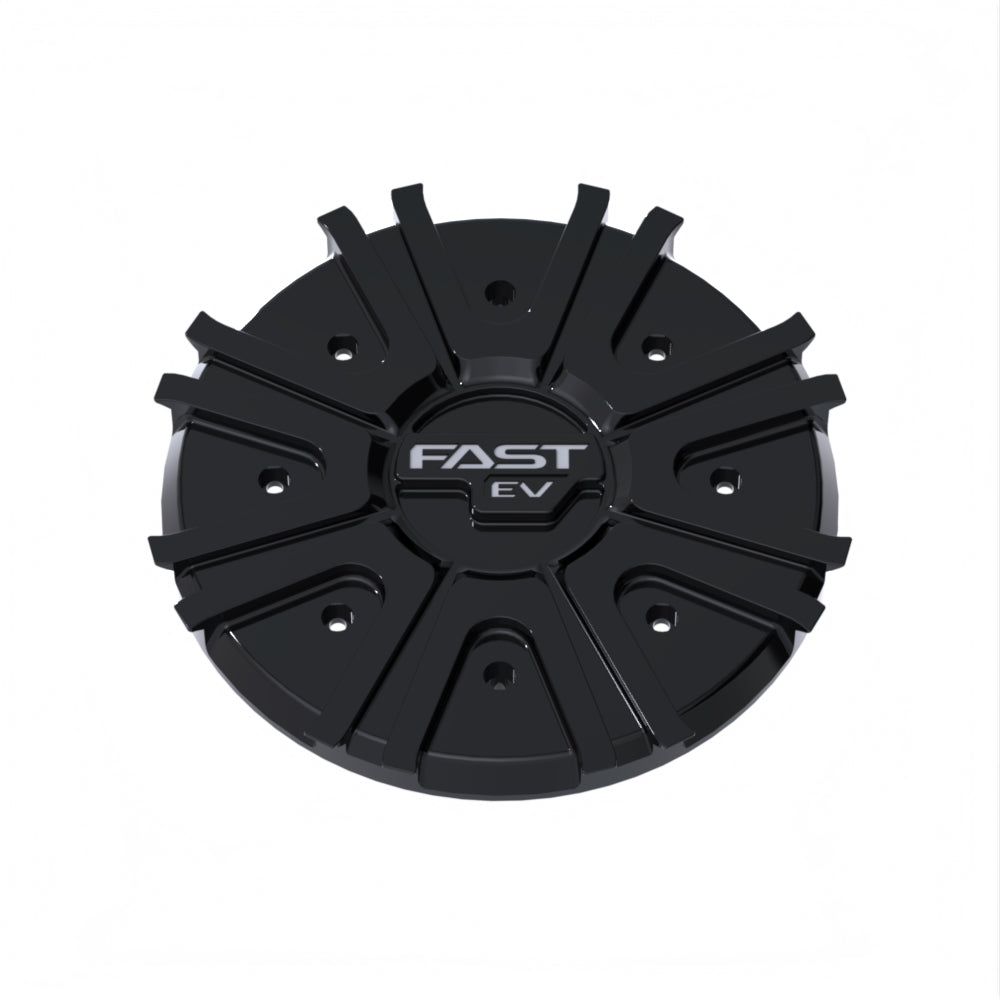 Gloss Black Cap With Grey Fast EV Logo - C-2209PF0BVF