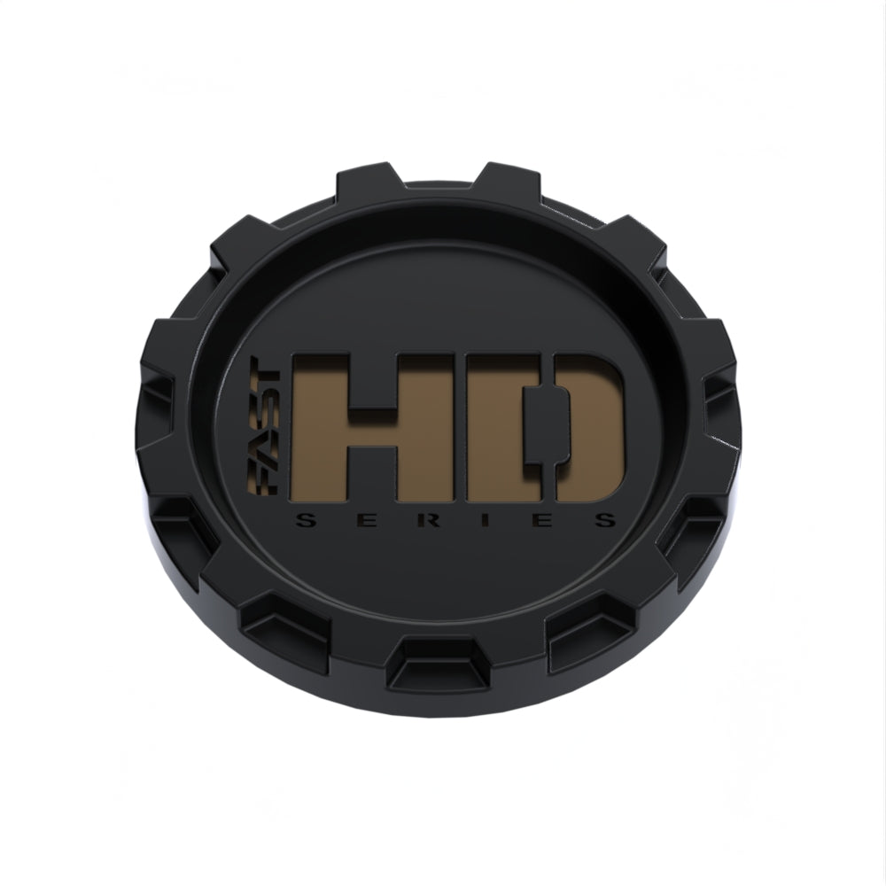 Satin Black Cap with Bronze Fast HD Series Logo - C-610PF12BVF-1