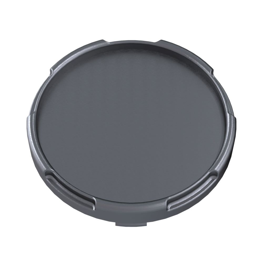 Braelin BRF1 Metal Center Cap with Plastic Black Base - Brushed Matte Carbon Grey