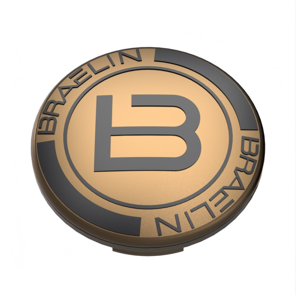 Matte Bronze Cap With Black Braelin Crest - Dome - C-684PD13ZMBR