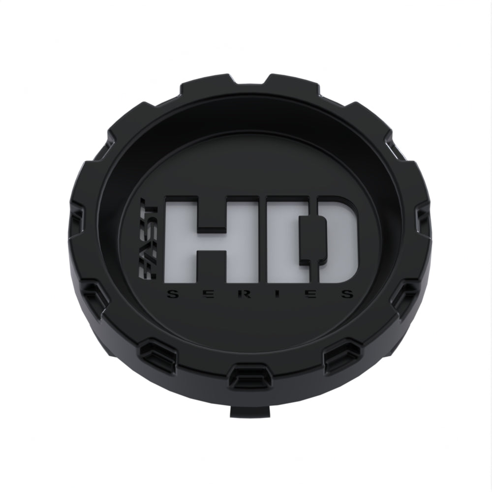 Satin Black Cap with Silver Fast HD Series Logo - C-820PF18FQF