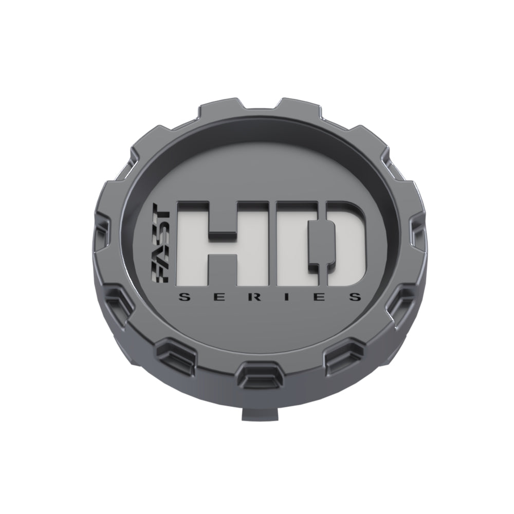 Satin Gunmetal Cap with Silver Fast HD Series Logo - C-820PF18MQF