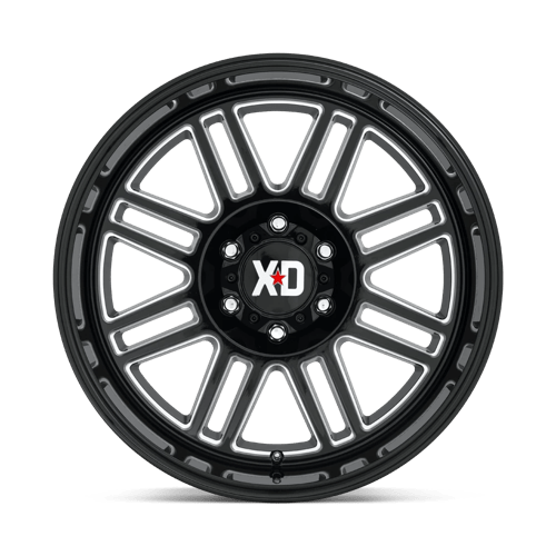 XD Wheels Xd850 Cage 20x9 8x165.1 0 125.1 Noir Brillant Fraisé
