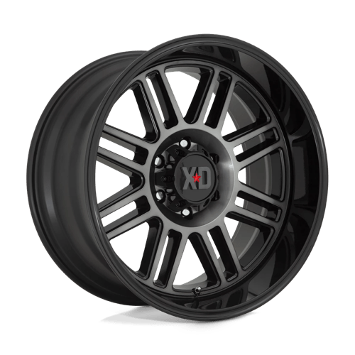 XD Wheels Xd850 Cage 20x9 8x165.1 0 125.1 Noir Brillant Avec Teinte Grise