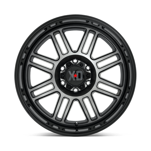 XD Wheels Xd850 Cage 20x9 8x165.1 0 125.1 Noir Brillant Avec Teinte Grise