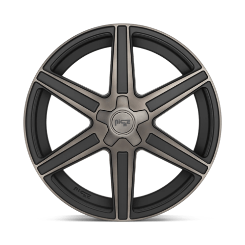 Niche 1pc M236 Carina 20x10.5 5x112 40 66.56 Mat Usiné Double Teinte Foncé