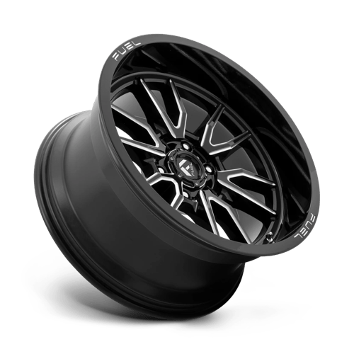 CARBURANT TOUT-TERRAIN D761 CLASH 17X9 6X120 1 67.06 NOIR BRILLANT FRAISÉ