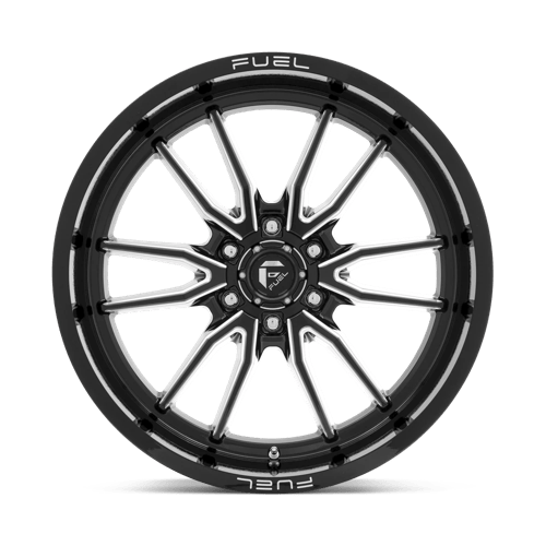CARBURANT TOUT-TERRAIN D761 CLASH 22X10 6X135 -18 87.1 NOIR BRILLANT FRAISÉ
