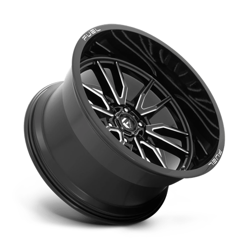 CARBURANT TOUT-TERRAIN D761 CLASH 22X12 6X135 -44 87.1 NOIR BRILLANT FRAISÉ