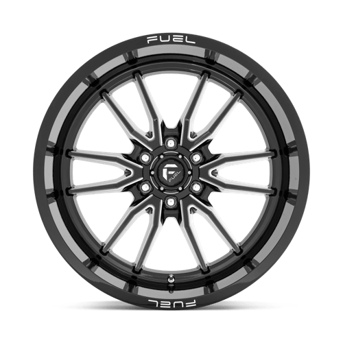 CARBURANT TOUT-TERRAIN D761 CLASH 22X12 6X135 -44 87.1 NOIR BRILLANT FRAISÉ