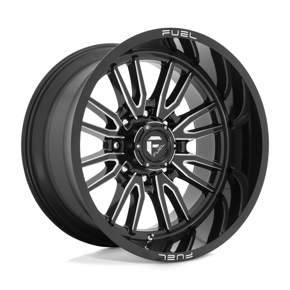 CARBURANT TOUT-TERRAIN D761 CLASH 22X12 8X180 -44 124.2 NOIR BRILLANT FRAISÉ
