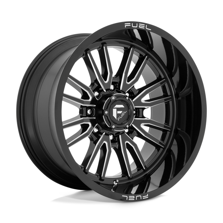 CARBURANT TOUT-TERRAIN D761 CLASH 22X12 8X180 -44 124.2 NOIR BRILLANT FRAISÉ