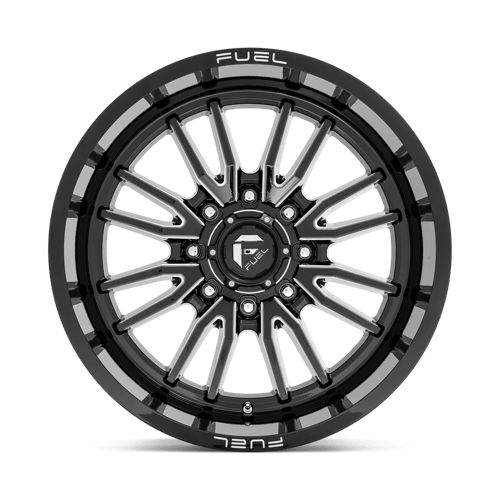 CARBURANT TOUT-TERRAIN D761 CLASH 22X12 8X180 -44 124.2 NOIR BRILLANT FRAISÉ