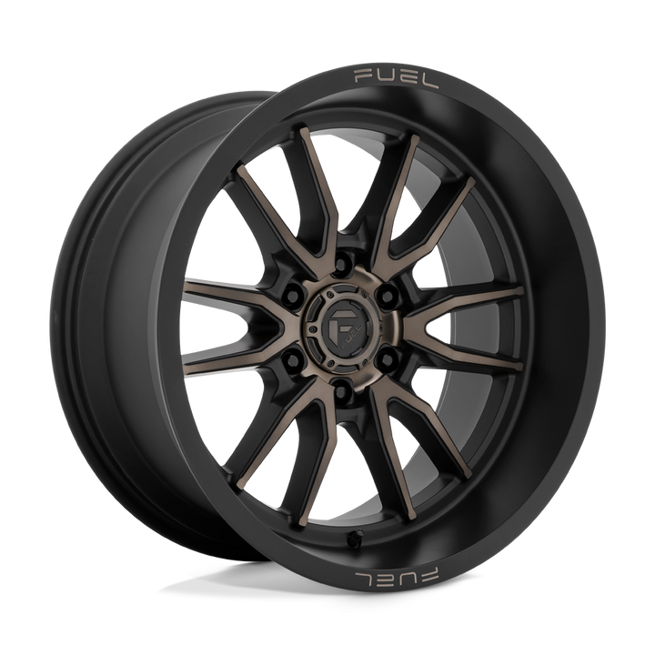 CARBURANT TOUT-TERRAIN D762 CLASH 17X9 6X139.7 1 106.1 NOIR MAT DOUBLE TEINTE FONCÉE