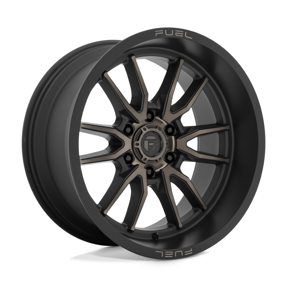 CARBURANT TOUT-TERRAIN D762 CLASH 17X9 6X114.3 1 66.06 NOIR MAT DOUBLE TEINTE FONCÉE
