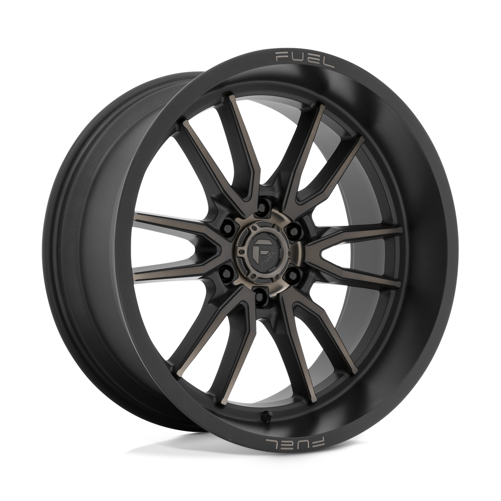 FUEL OFF-ROAD D762 CLASH 22X10 6X135 -18 87.1 NOIR MAT DOUBLE TEINTE FONCÉE