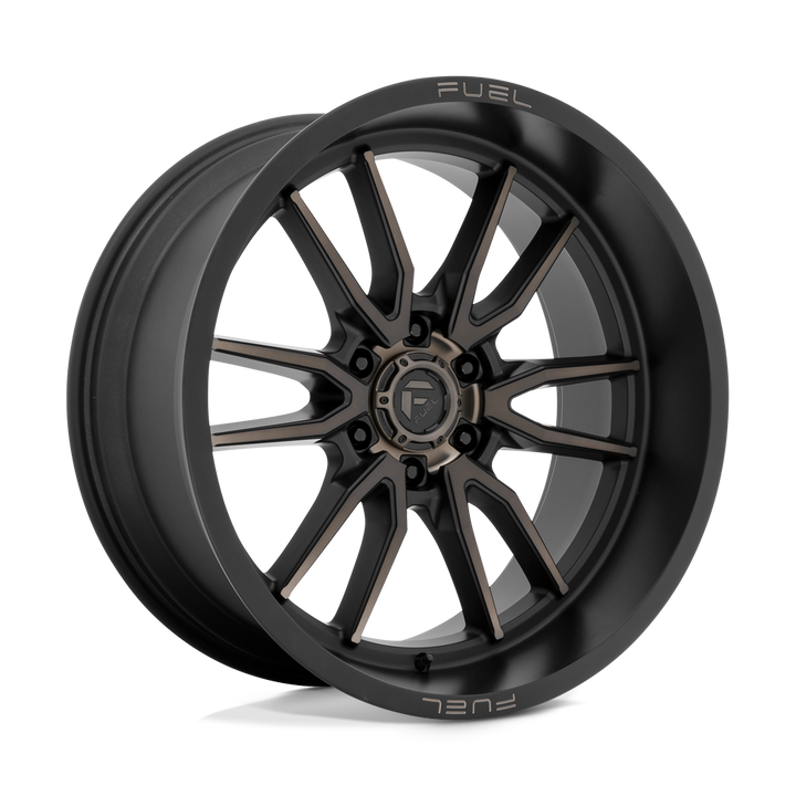FUEL OFF-ROAD D762 CLASH 22X10 6X135 -18 87.1 NOIR MAT DOUBLE TEINTE FONCÉE