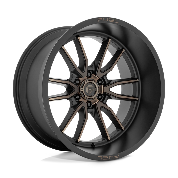 FUEL OFF-ROAD D762 CLASH 22X12 6X135 -44 87.1 NOIR MAT DOUBLE TEINTE FONCÉE