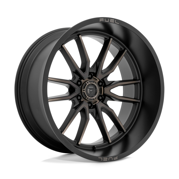 FUEL OFF-ROAD D762 CLASH 24X12 6X135 -44 87.1 NOIR MAT DOUBLE TEINTE FONCÉE