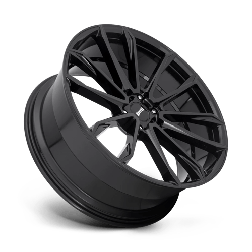 Dub 1pc S253 Clout 24x10 6x135 30 87.1 Noir Brillant