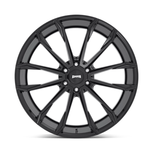 Dub 1pc S253 Clout 24x10 6x135 30 87.1 Noir Brillant