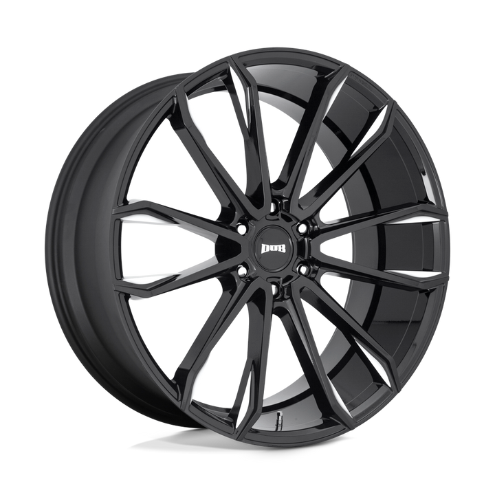 Dub 1pc S252 Clout 24x10 6x135 30 87.1 Gloss Black Milled