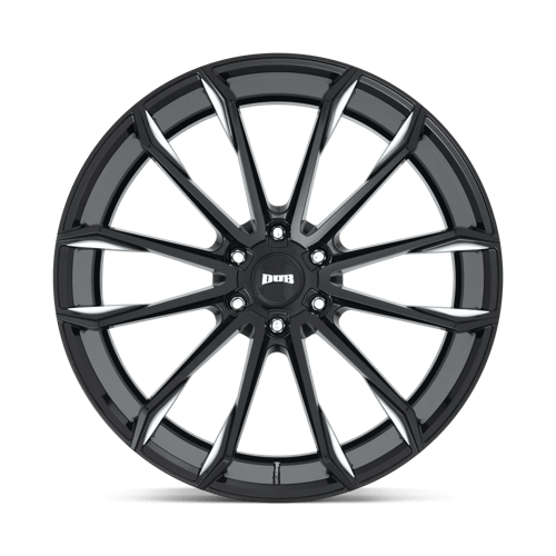 Dub 1pc S252 Clout 24x10 6x139.7 30 106.1 Gloss Black Milled