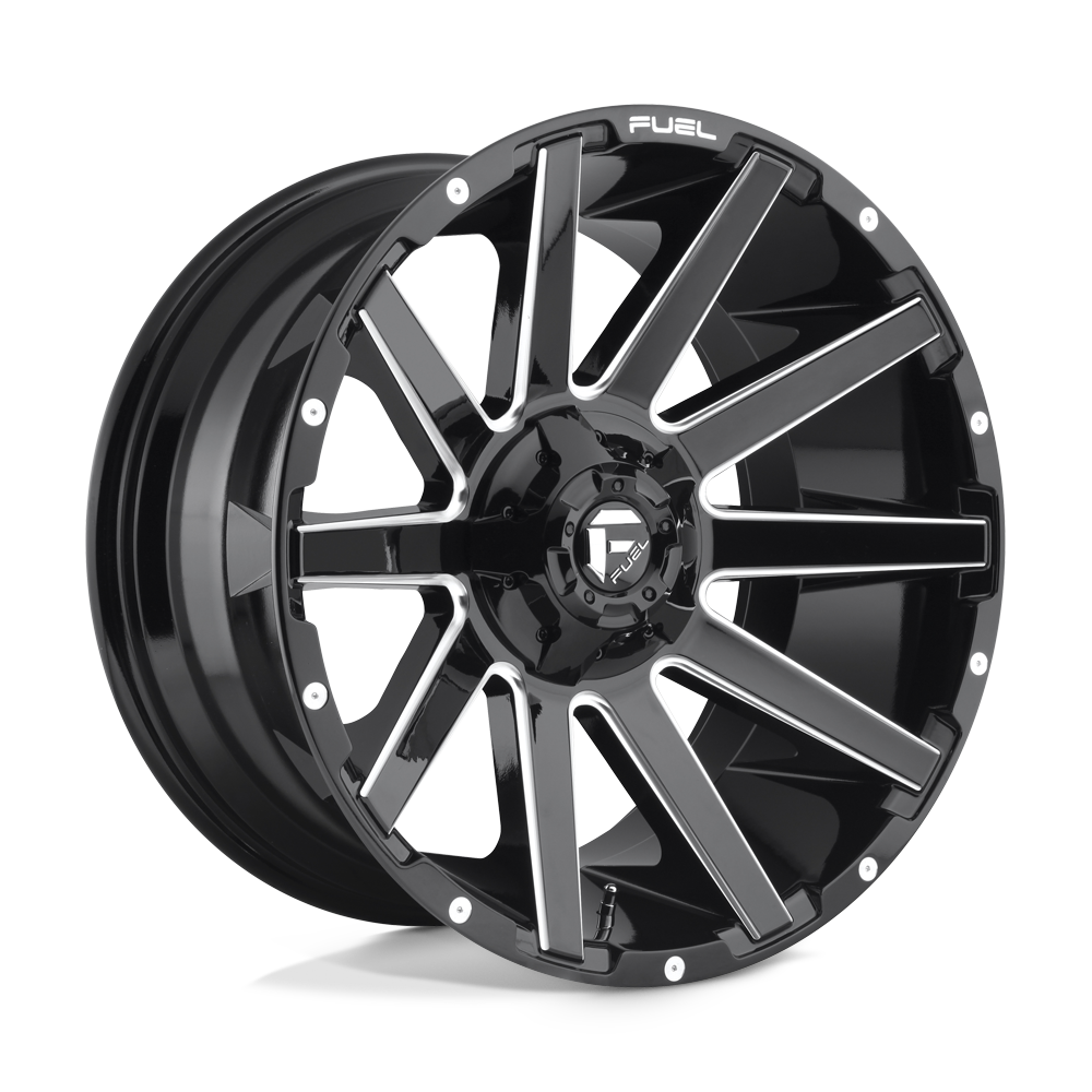 CARBURANT TOUT-TERRAIN D615 CONTRA 22X12 8X170 -44 125.1 NOIR BRILLANT FRAISÉ