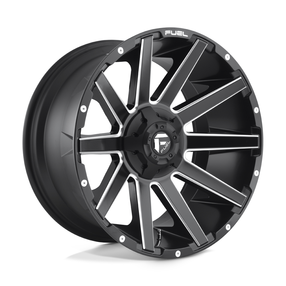 CARBURANT TOUT-TERRAIN D616 CONTRA 20X9 8X180 1 124.2 NOIR MAT FRAISÉ