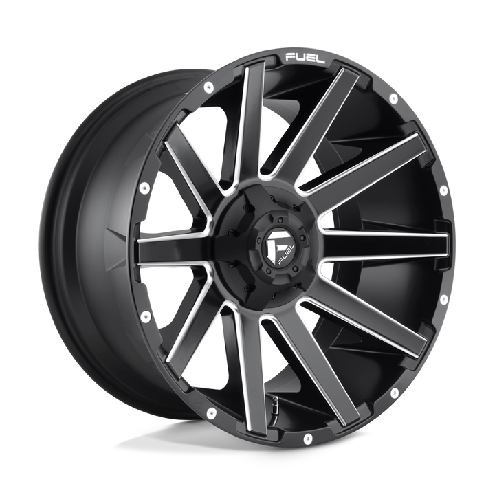 CARBURANT TOUT-TERRAIN D616 CONTRA 20X9 8X170 1 125.1 NOIR MAT FRAISÉ