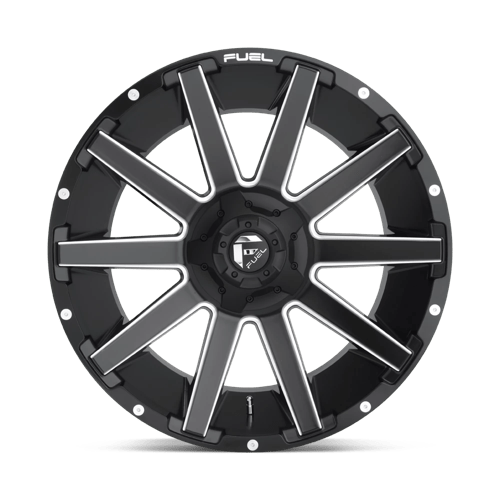 CARBURANT TOUT-TERRAIN D616 CONTRA 20X9 5X127 / 5X139.7 20 87.1 NOIR MAT FRAISÉ