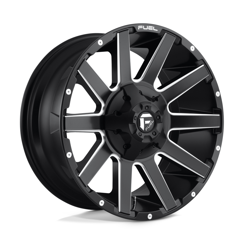 CARBURANT TOUT-TERRAIN D616 CONTRA 20X9 8X180 20 124.2 NOIR MAT FRAISÉ