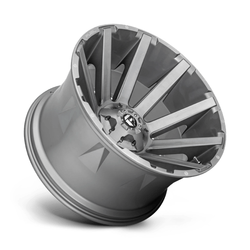 CARBURANT TOUT-TERRAIN D714 CONTRA PLATINUM 20X10 5X114.3 / 5X127 -18 78.1 BROSSÉ GUN METAL TEINTÉ CLAIR