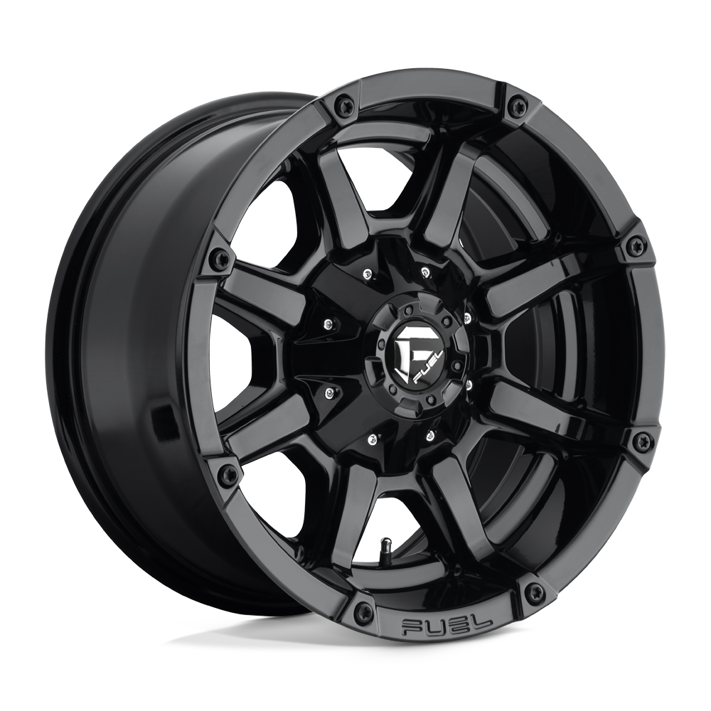 FUEL OFF-ROAD D575 COUPLER 17X9 6X135 / 6X139.7 -12 106.1 GLOSS BLACK