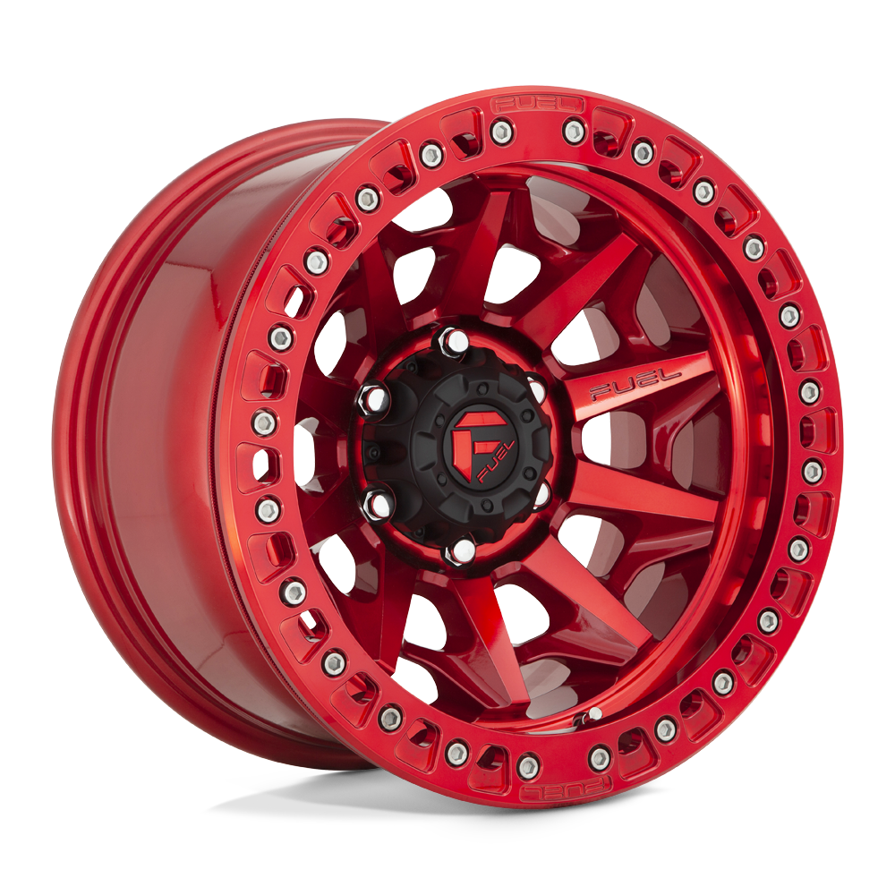 CARBURANT TOUT-TERRAIN D113 COVERT BEADLOCK 17X9 5X127 -15 71.5 ROUGE CANDY