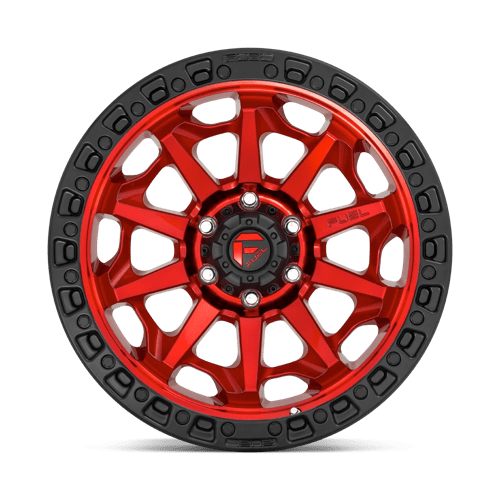 CARBURANT TOUT-TERRAIN D695 COVERT 18X9 5X150 20 110.1 ANNEAU PERLE NOIR ROUGE CANDY