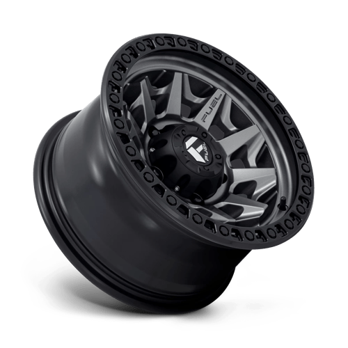FUEL OFF-ROAD D716 COVERT 15X8 5X139.7 -12 108 ANNEAU DE PERLES NOIR GUN METAL MAT