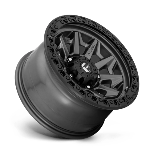 FUEL OFF-ROAD D716 COVERT 18X9 8X180 20 124.2 ANNEAU DE PERLES NOIR GUN METAL MAT