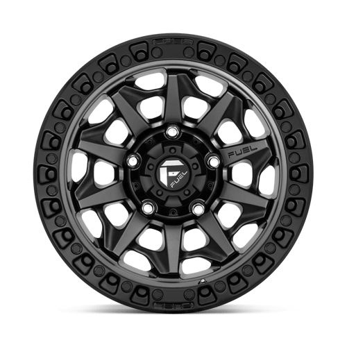 FUEL OFF-ROAD D716 COVERT 17X9 5X127 1 71.5 ANNEAU PERLE NOIR GUN METAL MAT